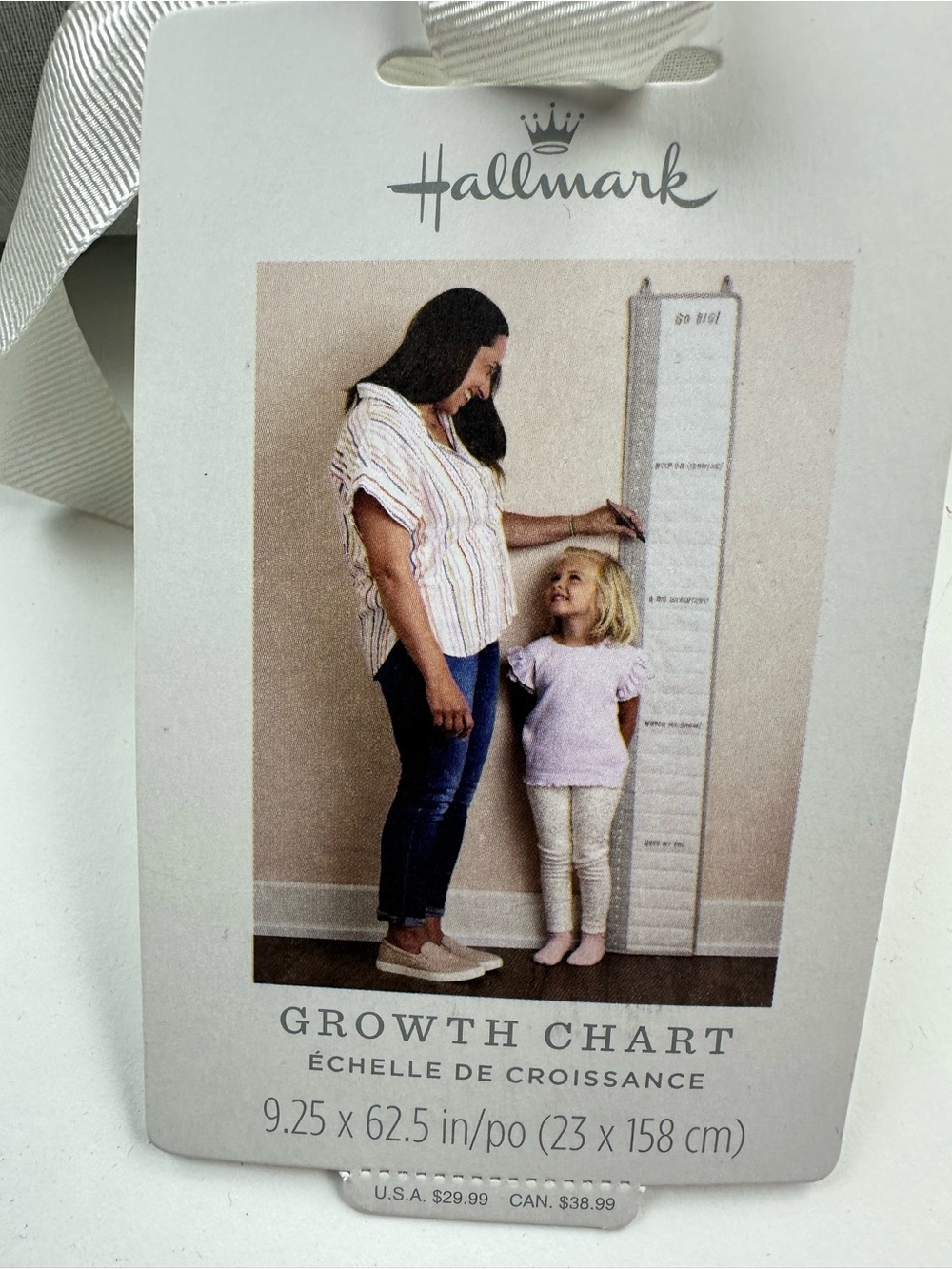 Hallmark Growth Chart Cloth Children’s Height Tracking